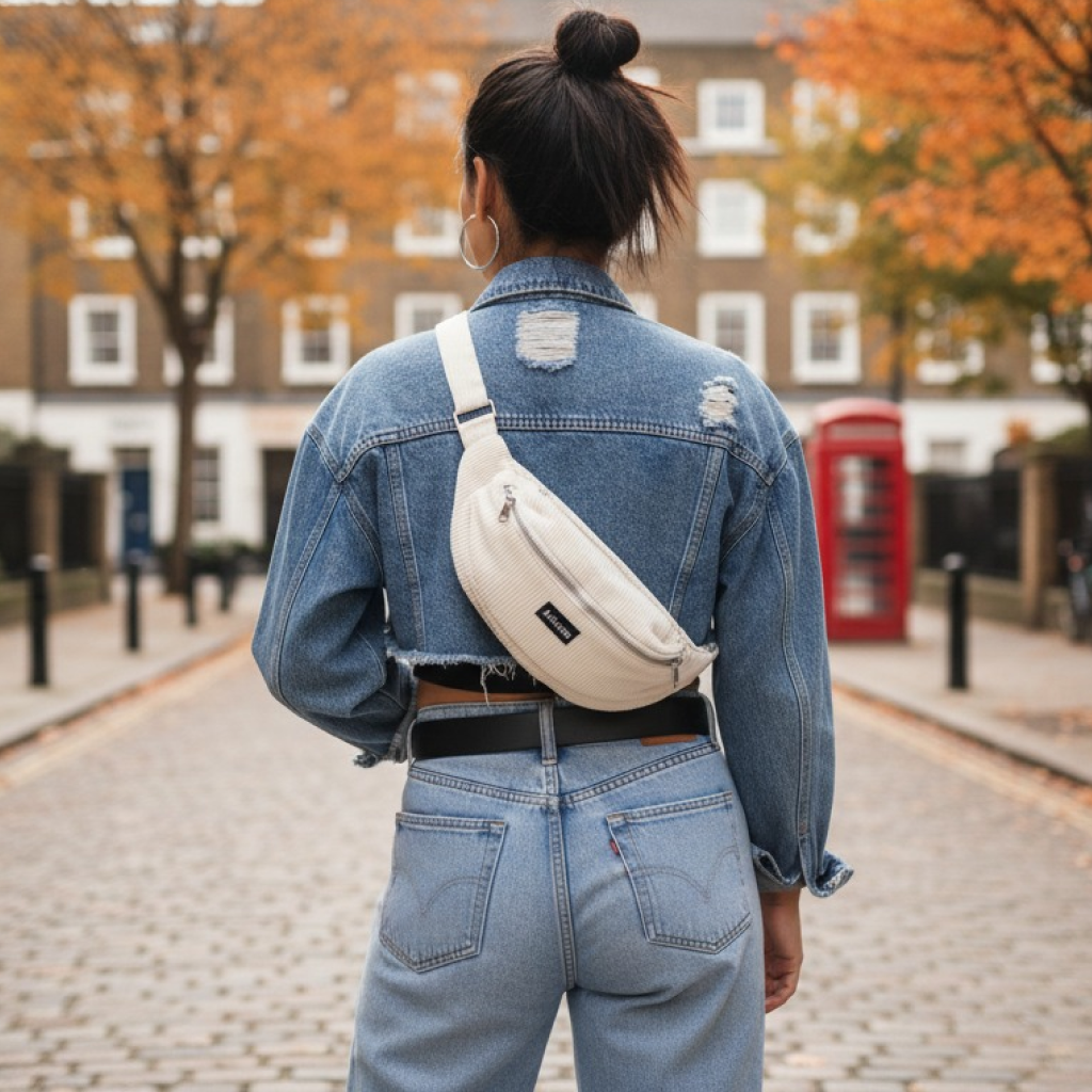 Corduroy Crossbody Bag