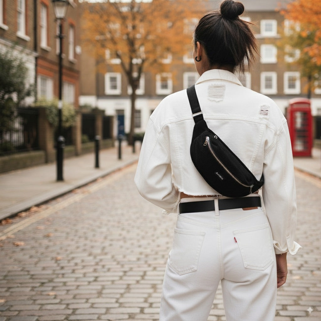 Corduroy Crossbody Bag