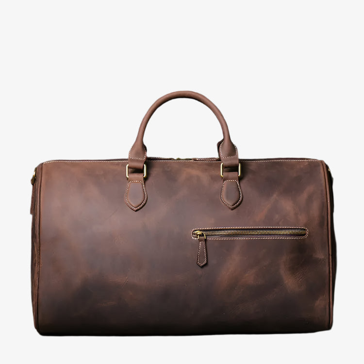 Full Grain Leather Weekender Bag