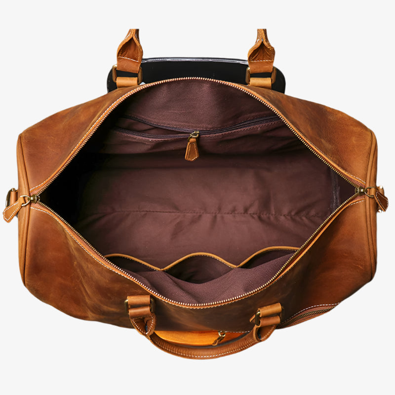 Full Grain Leather Weekender Bag
