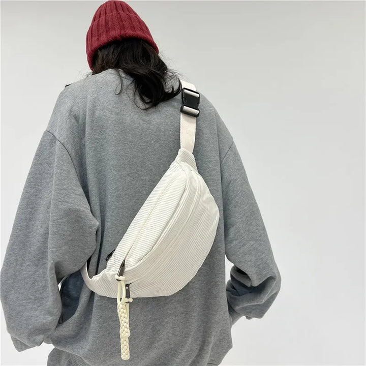 Corduroy Crossbody Bag