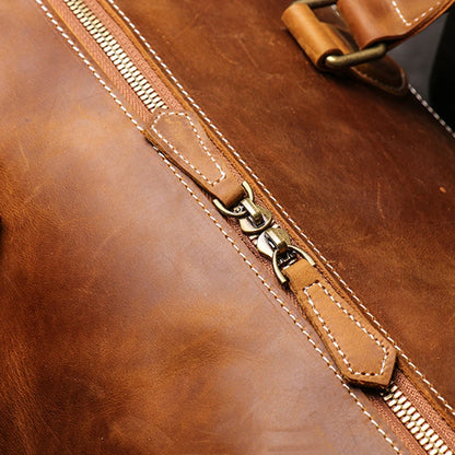 Full Grain Leather Weekender Bag